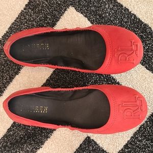 Womens Ralph Lauren flats size 8.5